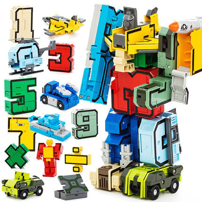 Toys & Puzzle | Kids Educational Transforming Number Blocks | Transformer Toy | sumoearth 🌎