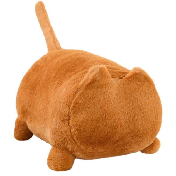 Cat Plush Pillow | Fluffy Cat-Shaped Plush Toy | Cat Stuffed Animal | sumoearth 🌎